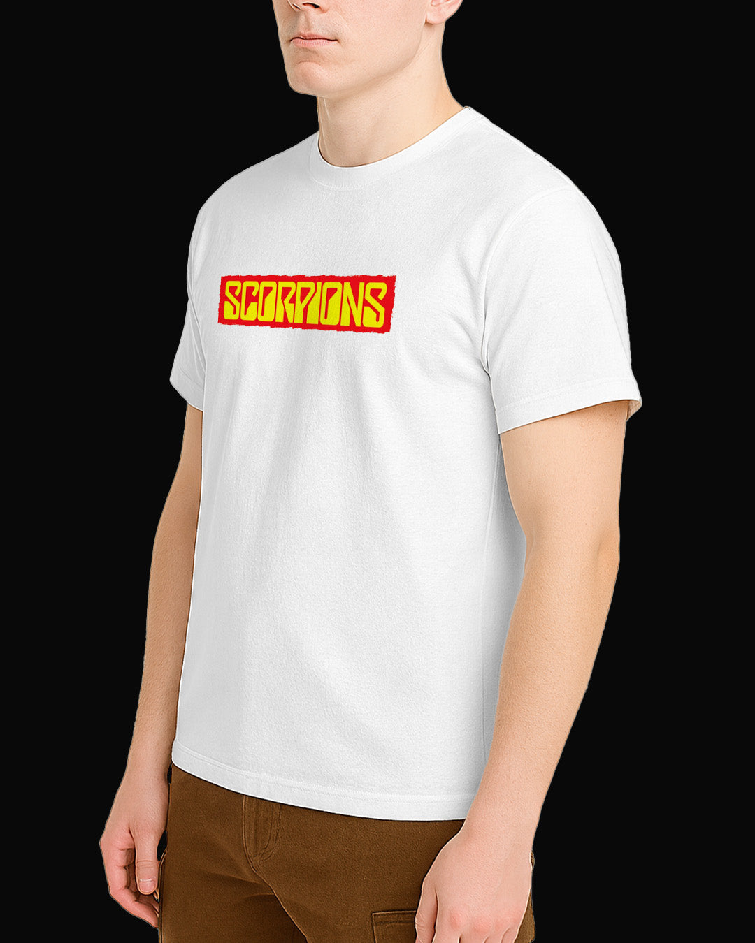 Scorpions Grup Logo-2 Beyaz Tişört