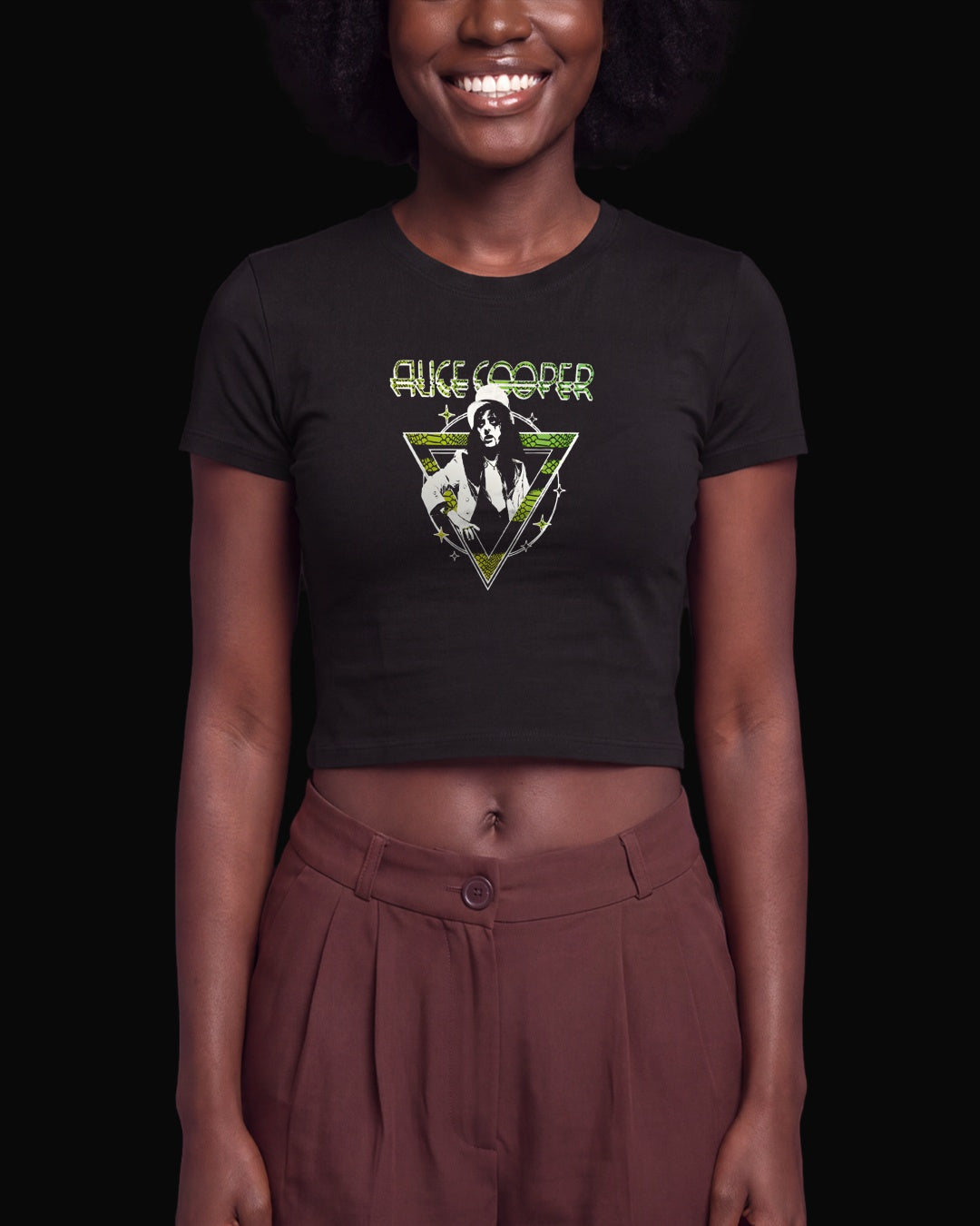 Alice Cooper Welcome To My Nightmare Siyah Baby Tee Tişört
