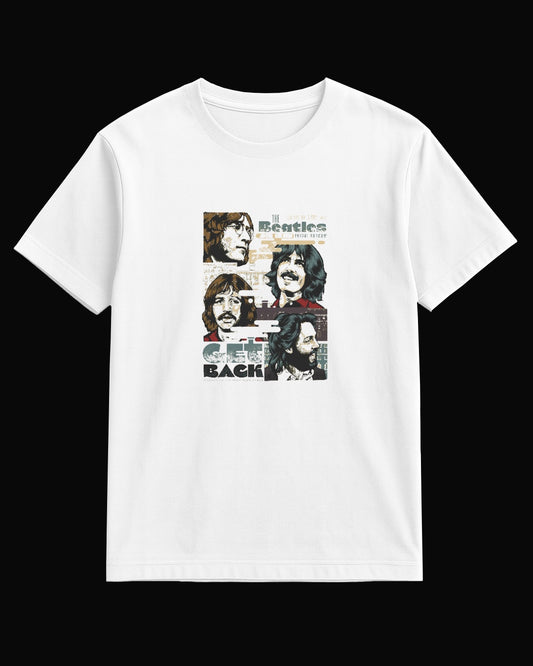 The Beatles Get Back Beyaz Tişört