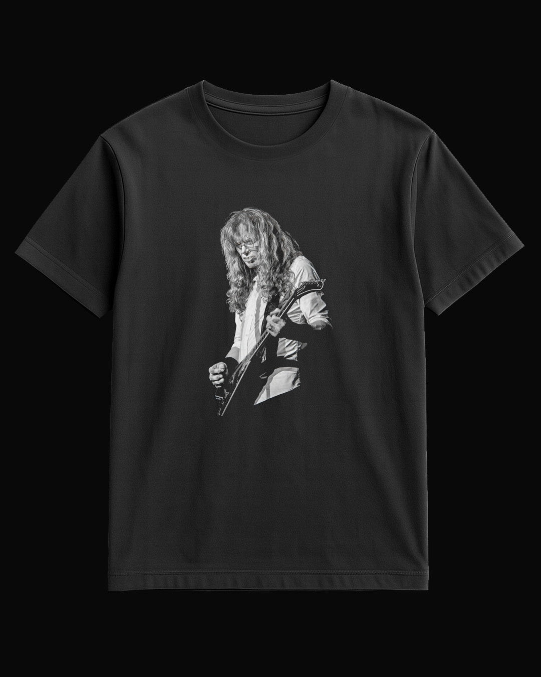 Megadeth Dave Mustaine Siyah Tişört V5