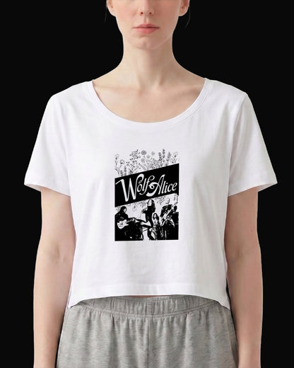 Wolf Alice Grup Logo Beyaz Kadın Tişört