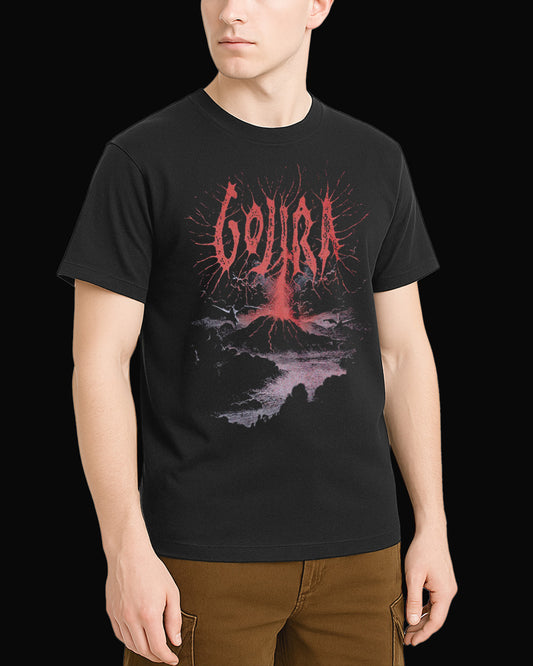 Gojira Magma Flow Siyah Tişört
