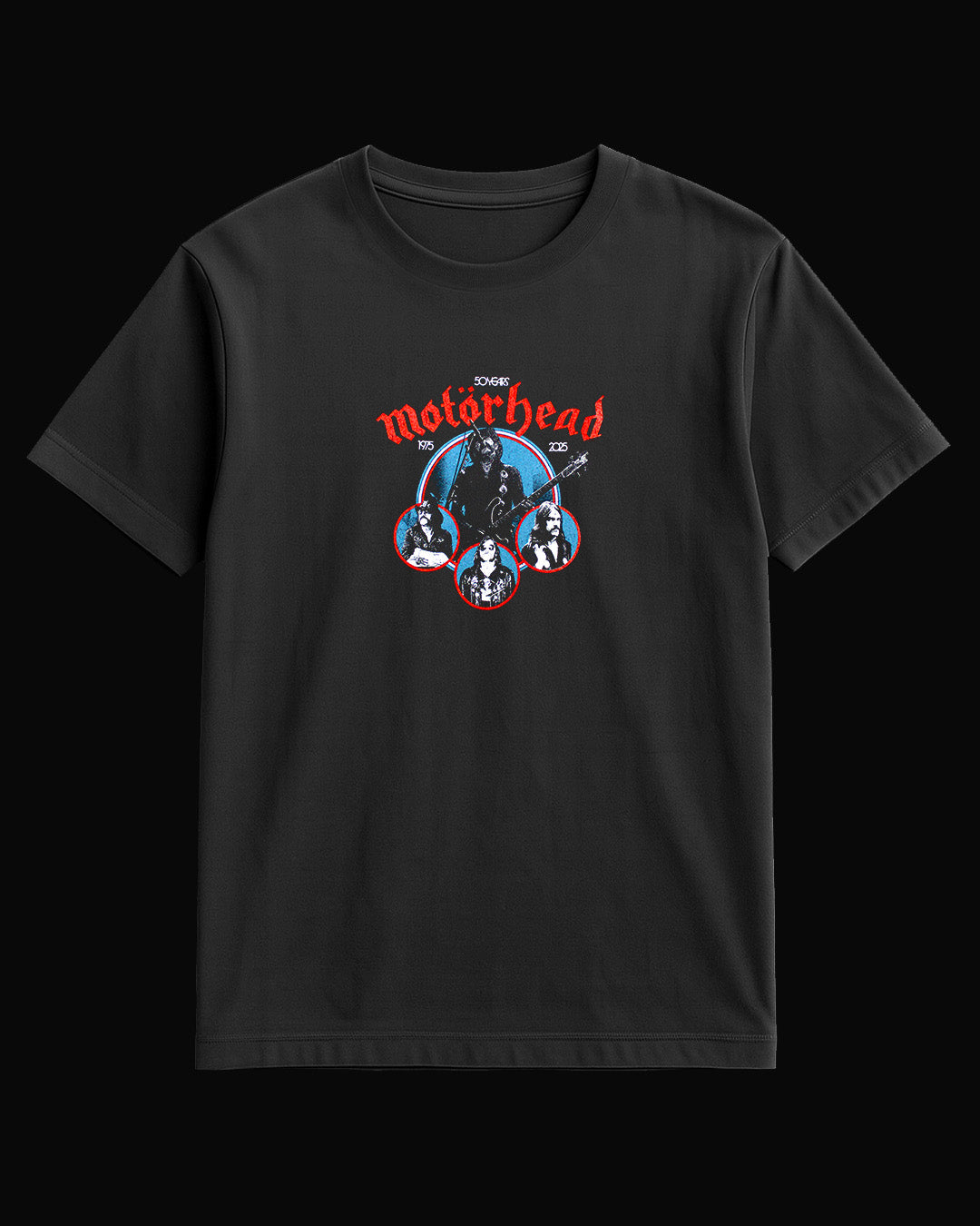 Motörhead 50YEARS Siyah Tişört V2