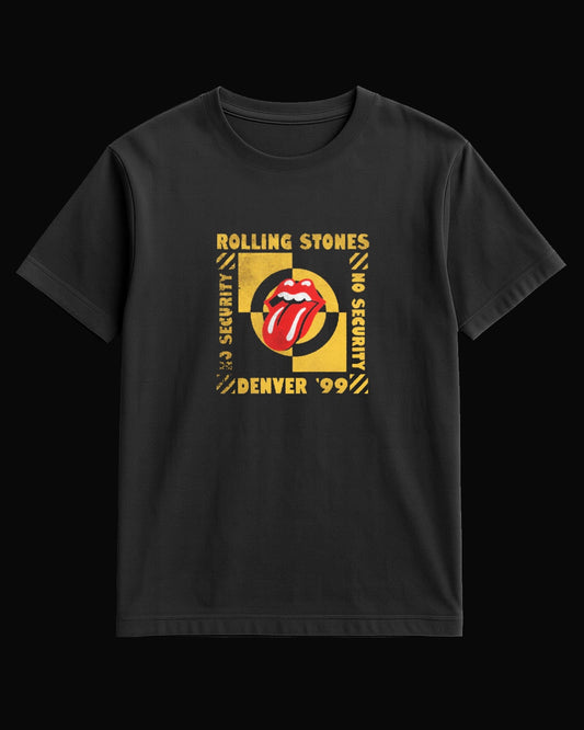 The Rolling Stones No Security Siyah Tişört