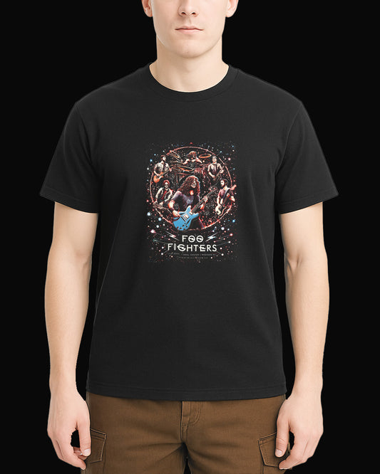 Foo Fighters Astral Group Siyah Tişört