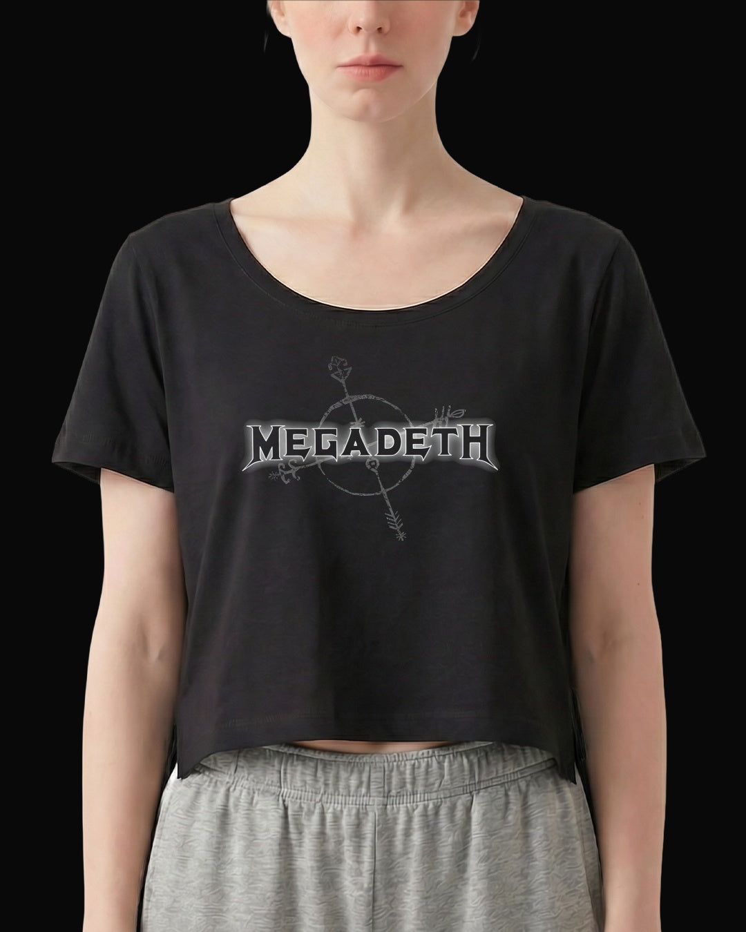 Megadeth C.W. Siyah Kadın Tişört