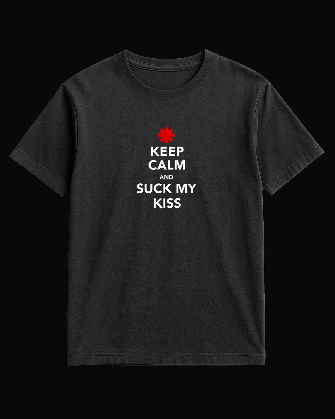 Red Hot Chili Peppers Suck My Kiss Siyah Tişört