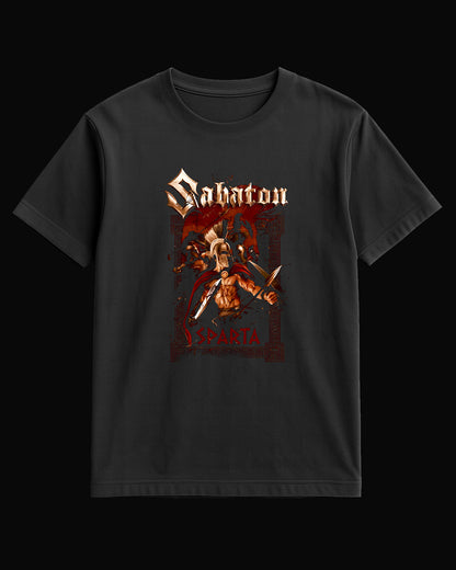 Sabaton Sparta Siyah Tişört