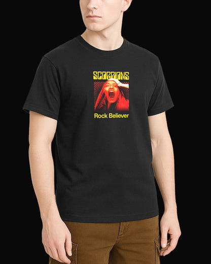Scorpions Rock Believer Siyah Tişört