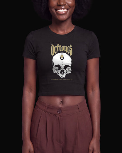 Deftones Triangles and Prayers Siyah Baby Tee Tişört