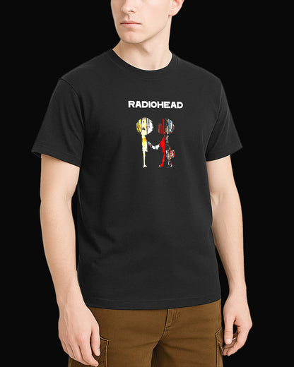 Radiohead Friends Siyah Tişört