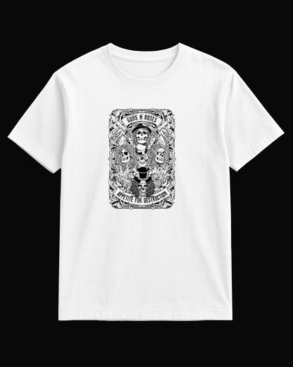 Guns N' Roses Appetite For Destruction White T-Shirt