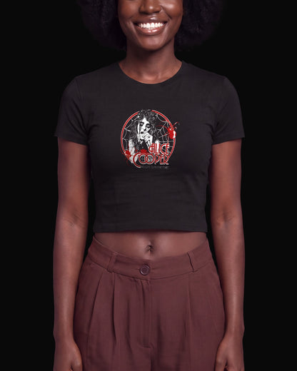 Alice Cooper Welcome To My Nightmare Siyah Baby Tee Tişört V2