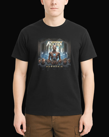 Accept HUMANOID Siyah Tişört