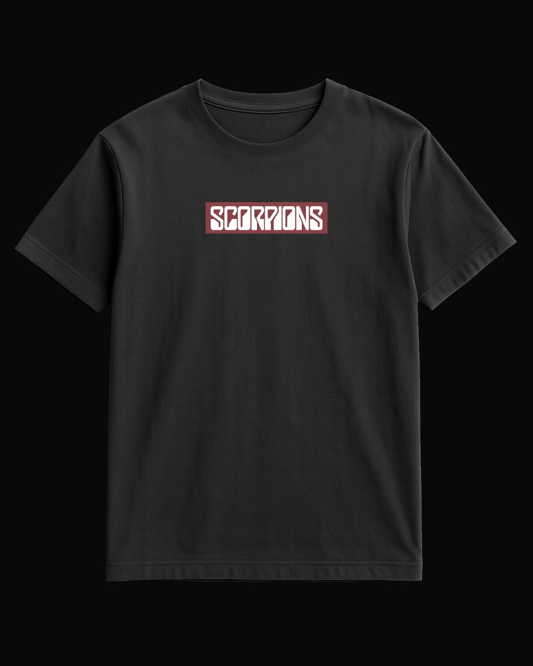 Scorpions Grup Logo-2 Siyah Tişört