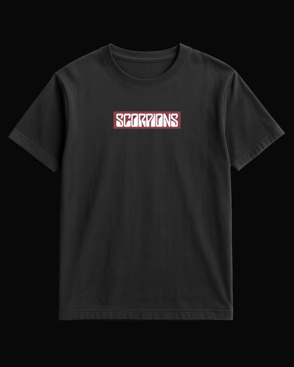 Scorpions Grup Logo-2 Siyah Tişört