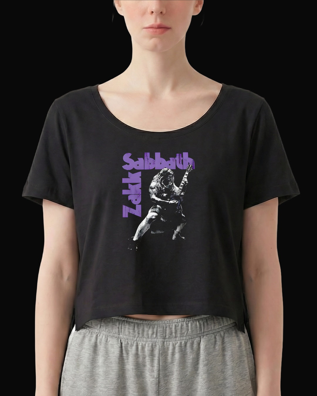 Black Label Society Zakk Sabbath Siyah Kadın Tişört