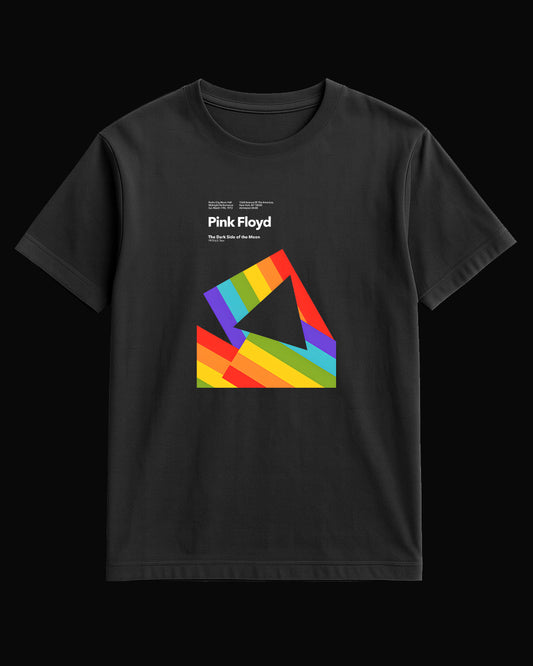 Pink Floyd Dark Side of the Moon Siyah Tişört V6