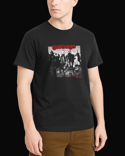 Garbage Grup Logo Siyah Tişört V4