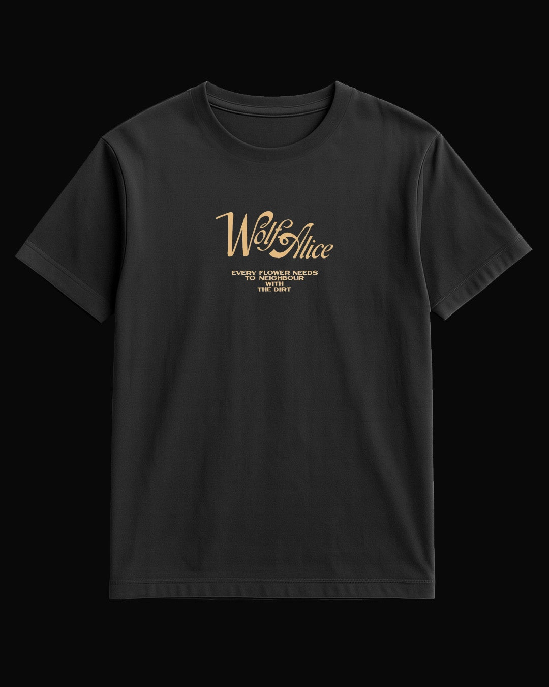 Wolf Alice THE DIRT Black T-Shirt