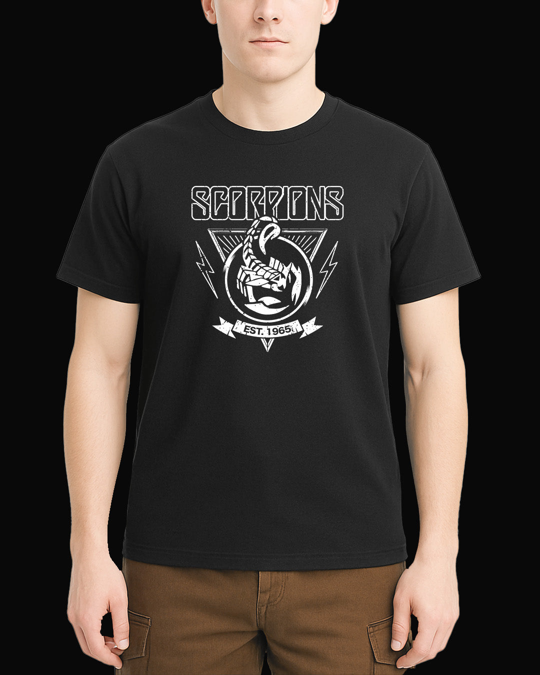 Scorpions Est. 1965 Siyah Tişört