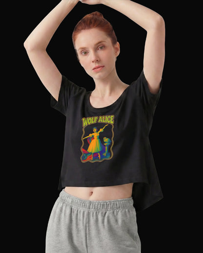 Wolf Alice White Swan Siyah Kadın Tişört