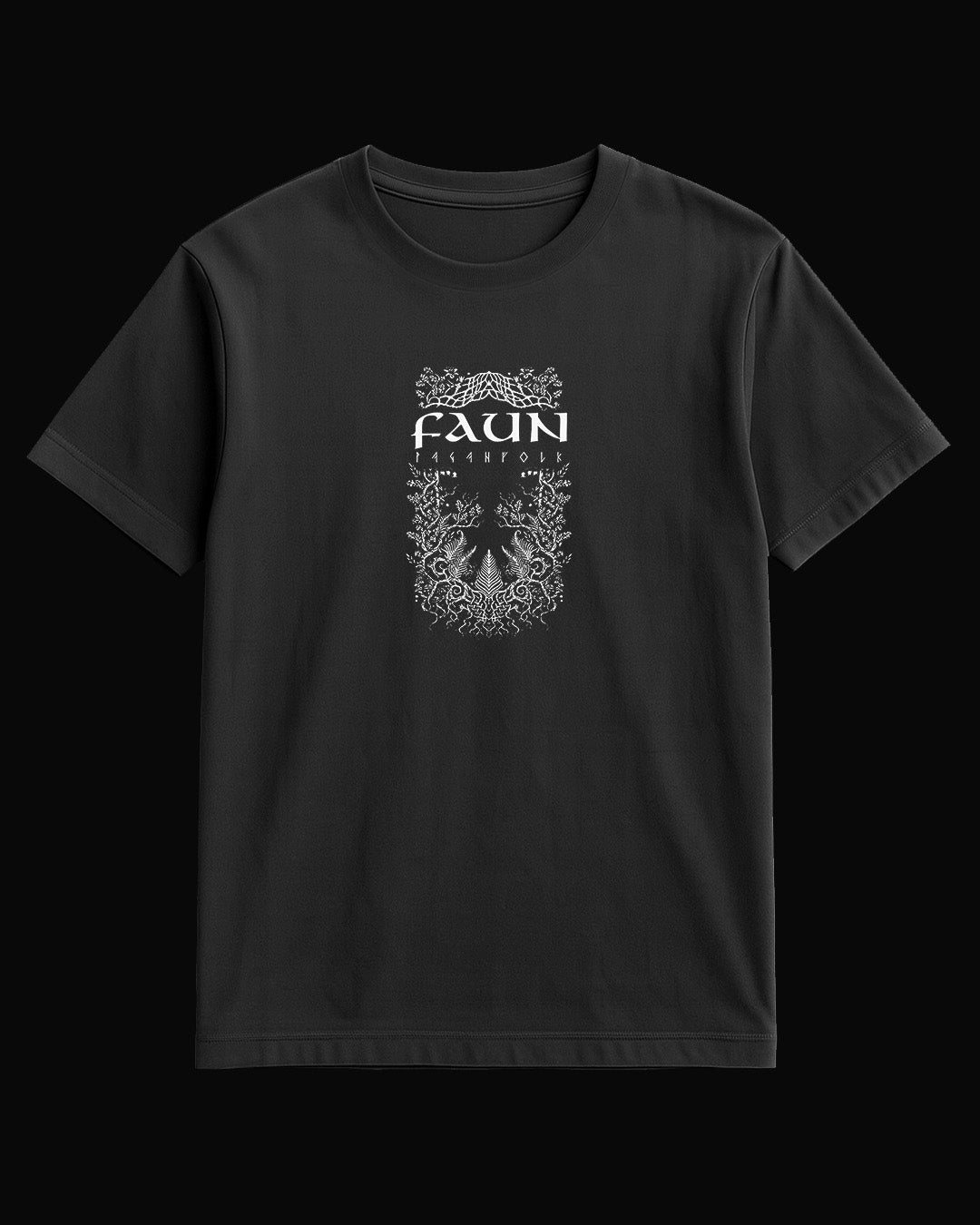 Faun Paganyolk Siyah Tişört