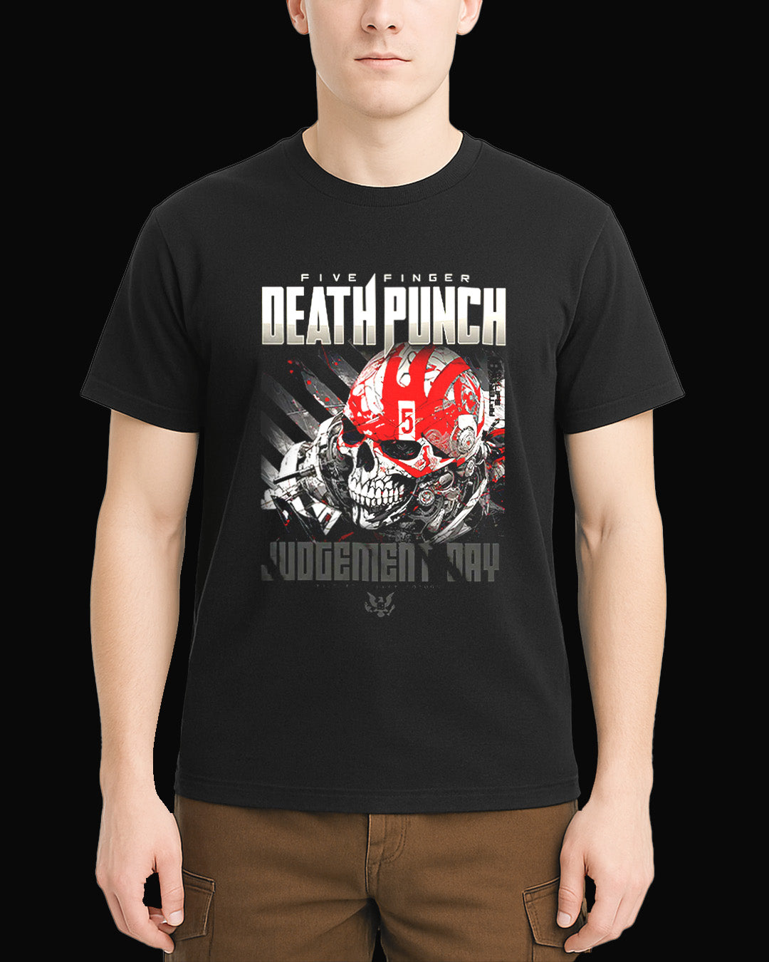 Five Finger Death Punch JUDGEMENT DAY Siyah Tişört