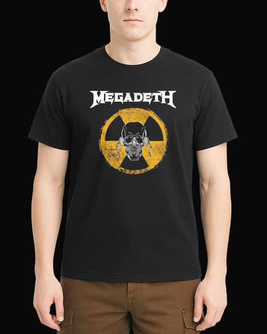 Megadeth NUKE ALERT! Siyah Tişört