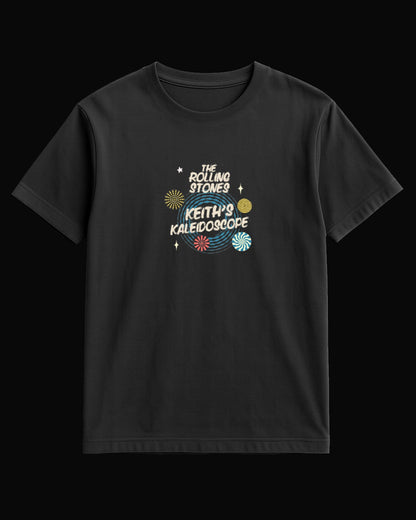 The Rolling Stones Keith's Kaleidoscope Siyah Tişört