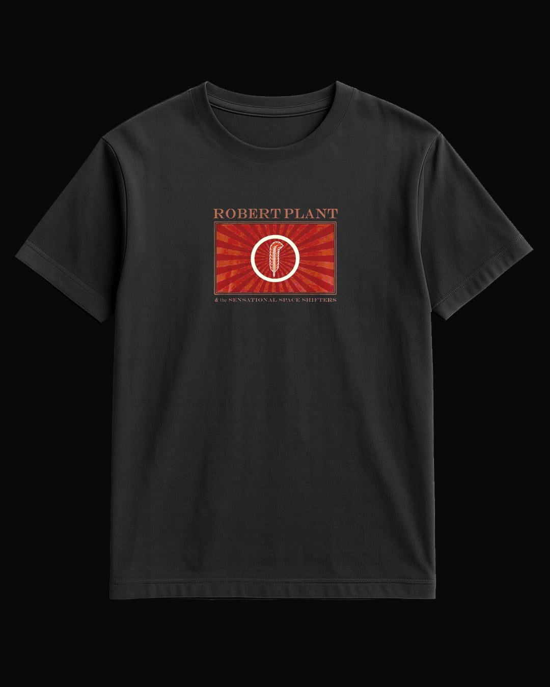 Robert Plant Feather Section Siyah Tişört