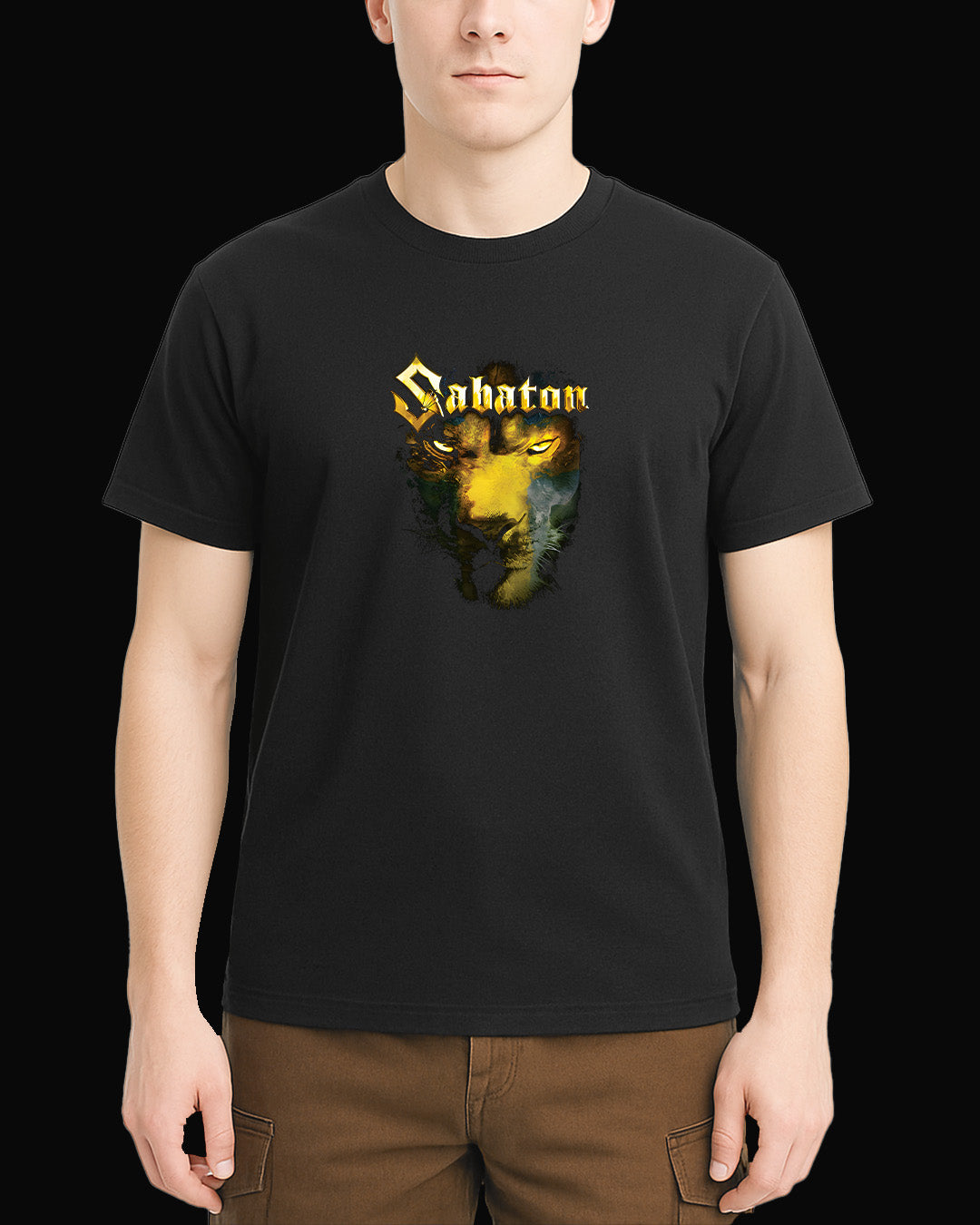 Sabaton Lion Siyah Tişört