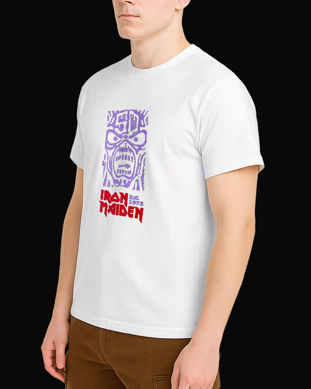 Iron Maiden Est. 1975 Beyaz Tişört