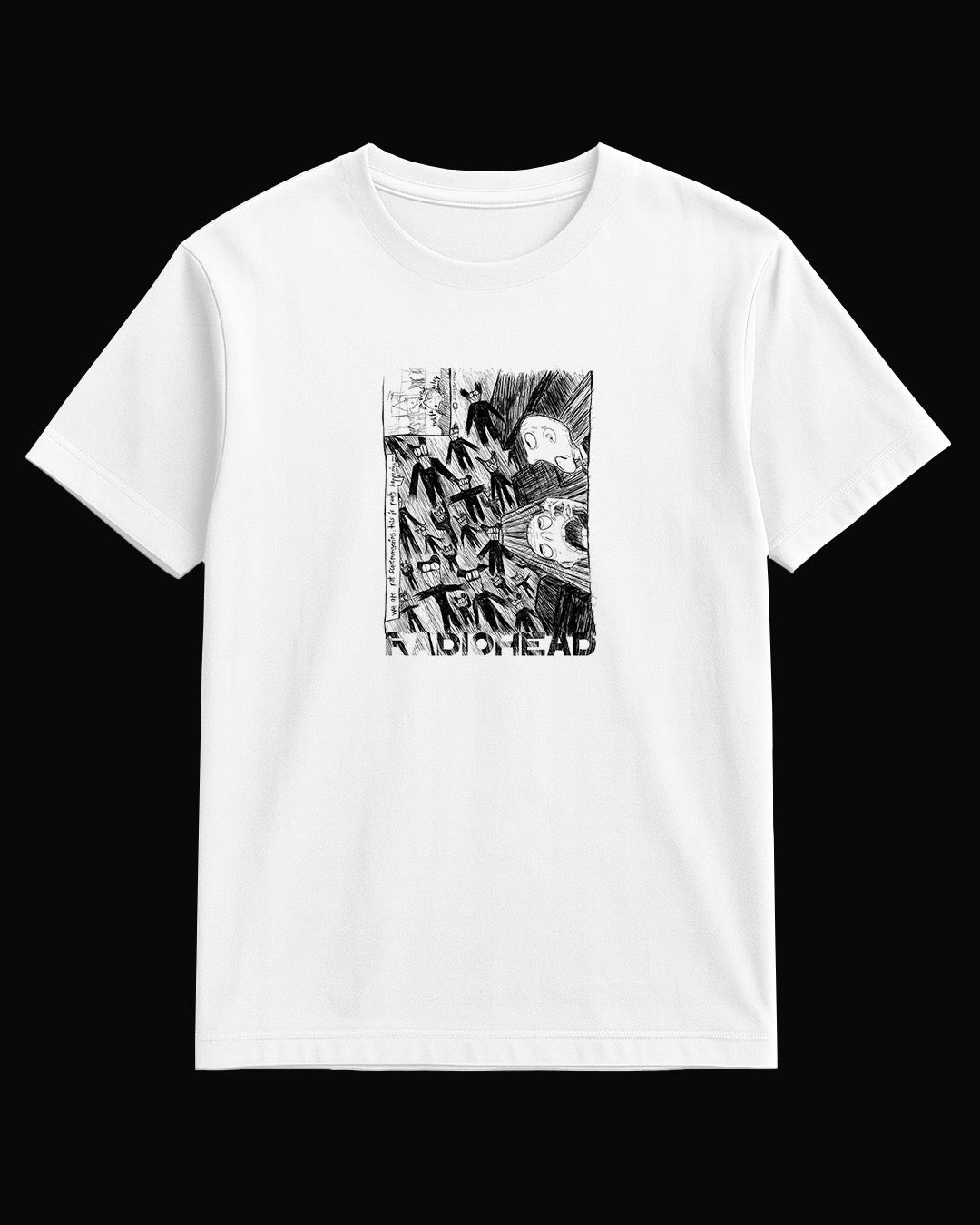 Radiohead Scary Beyaz Tişört