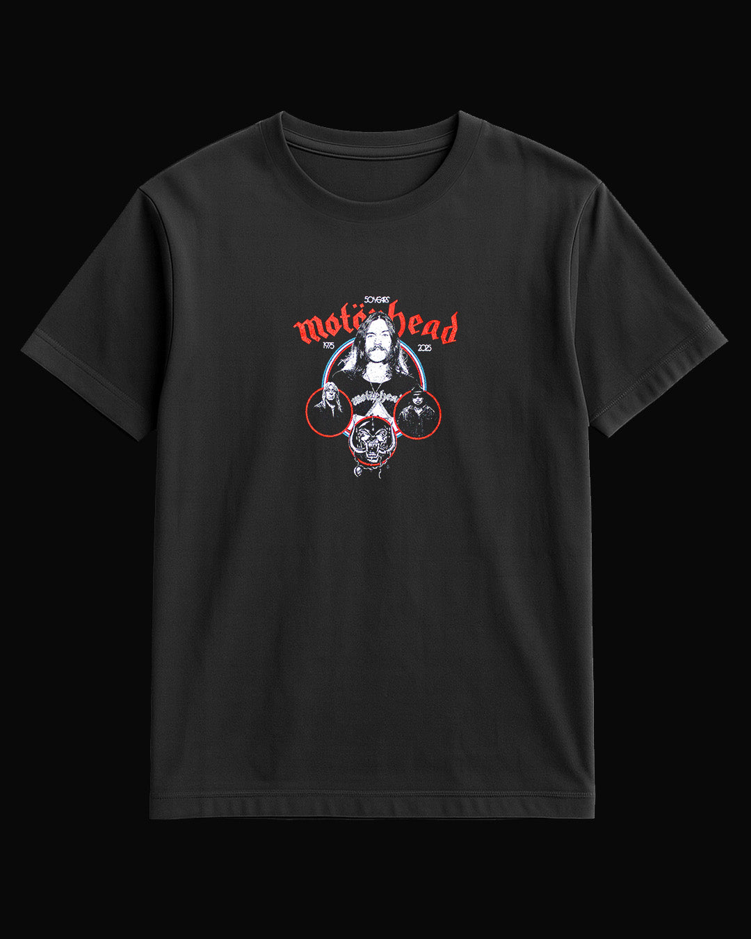 Motörhead 50YEARS Siyah Tişört