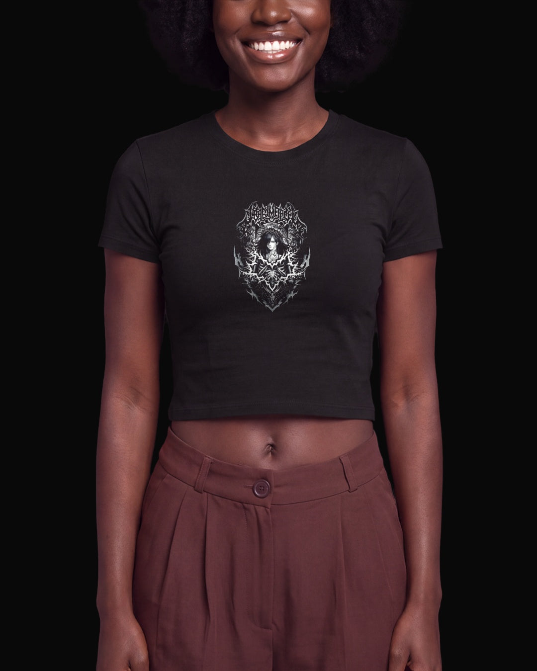 Babymetal Queen Fox Siyah Baby Tee Tişört