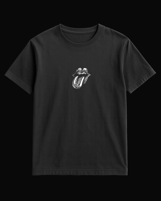 The Rolling Stones Acidic Tongue Siyah Tişört