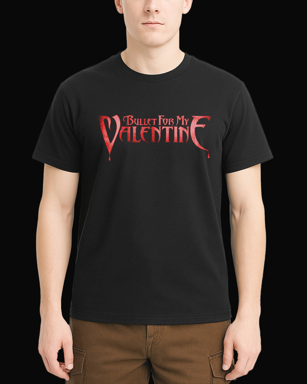 Bullet For My Valentine Grup Logo Siyah Tişört