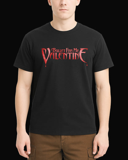 Bullet For My Valentine Grup Logo Siyah Tişört