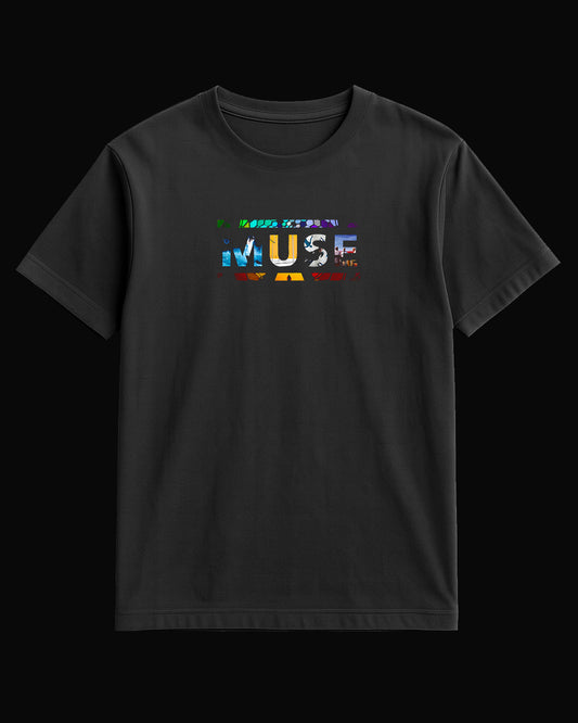 Muse Grup Logo Siyah Tişört