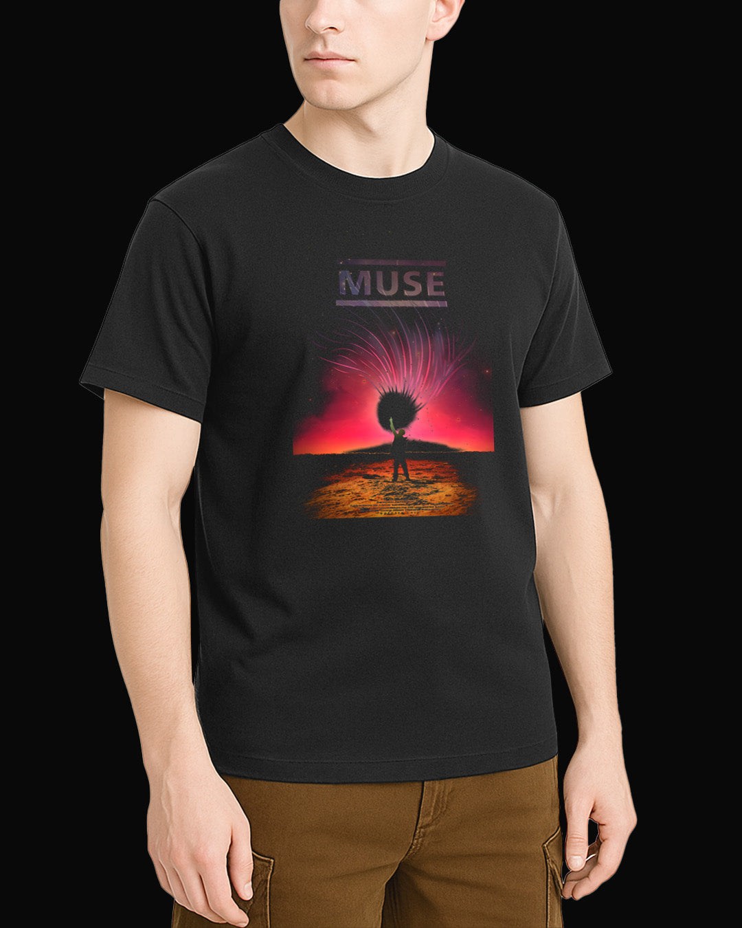 Muse Purple Sky Siyah Tişört