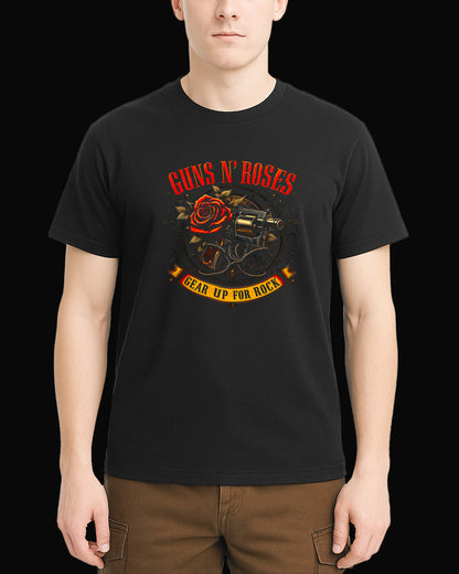Guns N' Roses Dress for Rock!!! Siyah Tişört