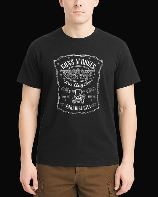Guns N' Roses Paradise City Siyah Tişört