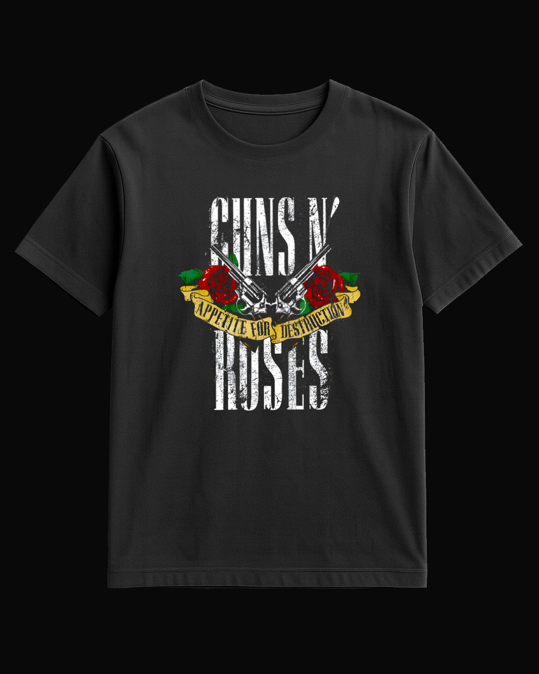 Guns N' Roses Appetite For Destruction-2 Black T-Shirt