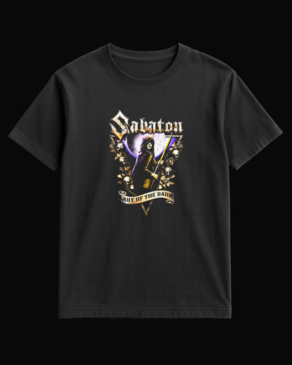 Sabaton Lady of the Dark Siyah Tişört