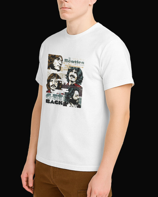 The Beatles Get Back Beyaz Tişört