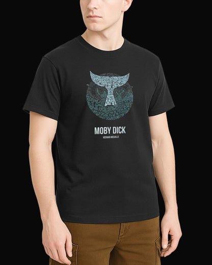 Moby Herman Melville Siyah Tişört