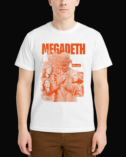 Megadeth the end Beyaz Tişört