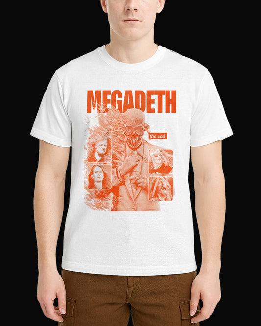 Megadeth the end Beyaz Tişört