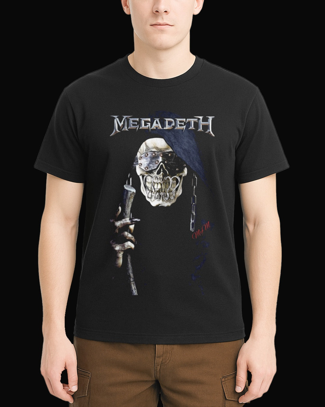 Megadeth Grup Logo Siyah Tişört V2